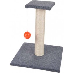 NC Arbre À Chat Avec Jouet 1 Plateforme 37cm Gris