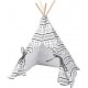 NC Tente Pour Animaux De Compagnie Tipi Toile 56x56x74 Cm Pets Collection