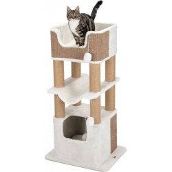 Griffoir Pour Chats Lucano Xxl Blanc Et Taupe Trixie