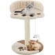 NC Arbre À Chat Avec Griffoir En Sisal 40 Cm Beige Et Marron Vidaxl