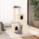 NC Arbre À Chat Avec Griffoirs En Sisal Crème 82 Cm Vidaxl