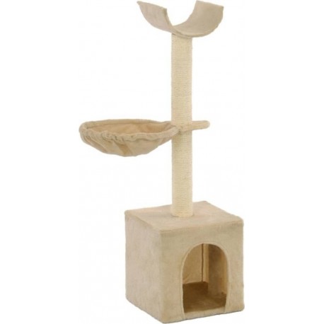 NC Arbre À Chat Avec Griffoirs En Sisal 105 Cm Beige Vidaxl