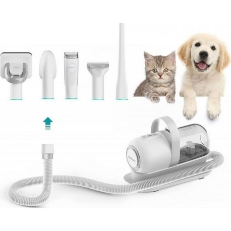 NC Neakasa P1 Pro Tondeuse Chien, 9000 Pa Aspirateur Poil De Chien Professionnelle, 5 Outils De Toilettage