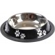 NC Gamelle Antidérapante Chien & Chat pattes 15cm Noir