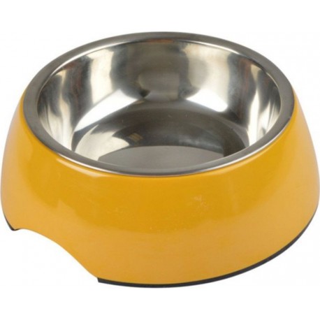 NC Gamelle Pour Chien & Chat bol Inox 14cm Moutarde