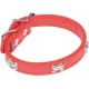 NC Collier Fantaisie Pour Chien os 30cm Rouge