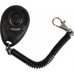 NC Laisse De Dressage Pour Chien clicker 11cm Noir