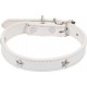 Collier Fantaisie Pour Chien étoiles 35cm Blanc