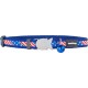 NC Collier Pour Chat Red Dingo Us Flag 20-32 Cm Bleu