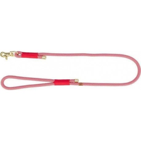 NC Laisse S–xl: 1m Ø 10 Mm Rouge Et Creme