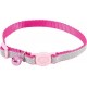 NC Collier Shiny Nylon Réglable De 17 À 30 Cm Rose Pour Chat Zolux