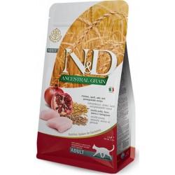 Farmina Pet Food N&d Ancestral Grain Croquette Pour Chat 5Kg Adulte Poulet, Grenadier