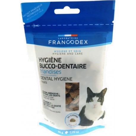 Friandises Hygiène Bucco-dentaire 65g Pour Chatons Et Chats Francodex