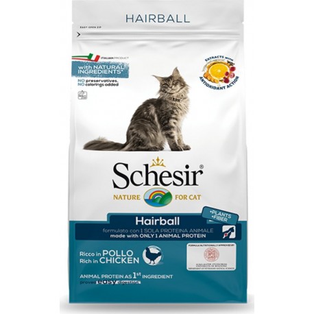 Schesir Croquette Pour Chat Adulte Boule De Poils 1,5Kg