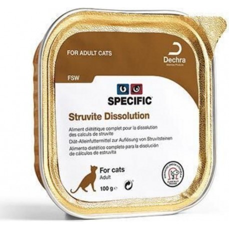 Specific Pâtée Fsw Struvite Dissolution 7 Boites 100g