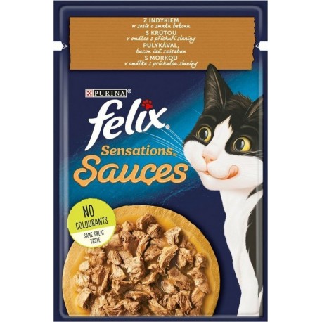 Purina Aliments Pour Chat Felix Sensations Dinde