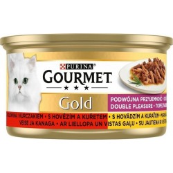 Purina Aliments Pour Chat Gourmet Gold Poulet Veau 85g