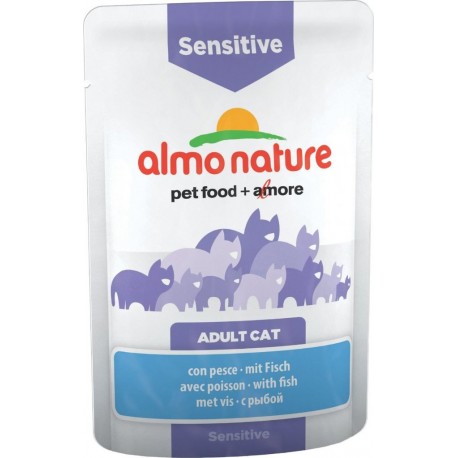 Pâtée Almo Nature Chat Fonctionnel Sensitive Poisson 30 X 70g