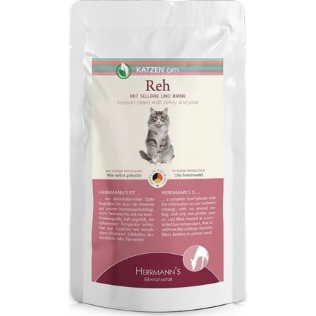 Herrmann's Chat Pâtée Gibier Céleri 100g