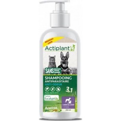 Shampooing Antiparasitaire Actiplant 2 En 1 Anti Odeurs Chien Et Chat 250 M