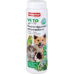 NC Vetopure Poudre Antiparasitaire Chien, Chat, Rongeur Et Oiseau, 60g