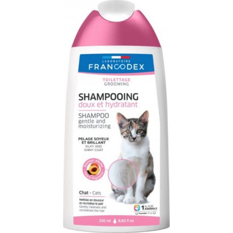 Shampoing Doux Et Hydratant 250 Ml Pour Chats Francodex