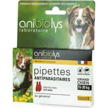 NC Pipettes Antiparasitaires Chien 15 À 30Kg