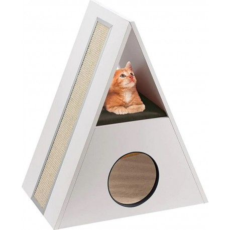 Lit Pour Chat Ferplast Merlin 62 X 38,5 Cm Blanc