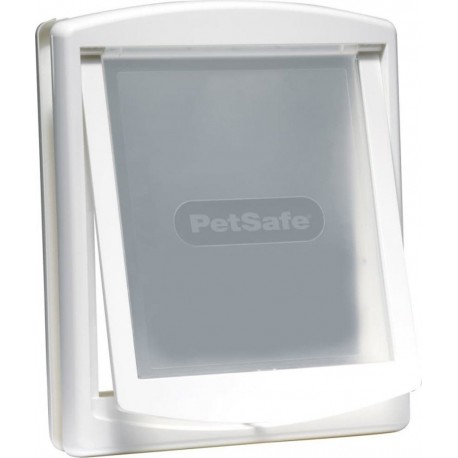 Porte Pr Chiens À 2 Voies 760 Large 35,6x30,5 Cm Blanc Petsafe