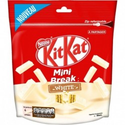 Nestlé Kit Kat Mini Break White104g (lot de 4)