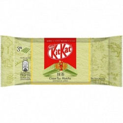 Nestlé Kit Kat Green Tea Matcha 125g par 3 (lot de 3 soit 9 plaques)