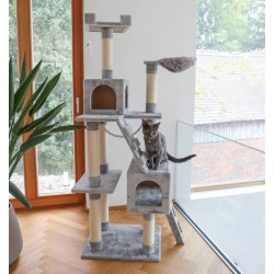 Clair Arbre À Chat Square 178 Cm Gris Kerbl