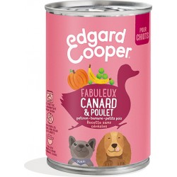 EDGARD COOPER Croquettes pour chiot au canard et poulet 400g