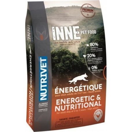 NC Nutrivet Croquettes Au Poulet Inne Energetique Pour Chien Adulte 1 la bouteille