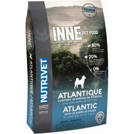 NC Nutrivet Croquettes Au Poisson Inne Atlantique Pour Chien Adulte la bouteille