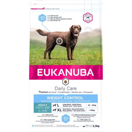 NC Croquette Eukanuba Chien Adult Grandes Races- Weight Control 2,3Kg