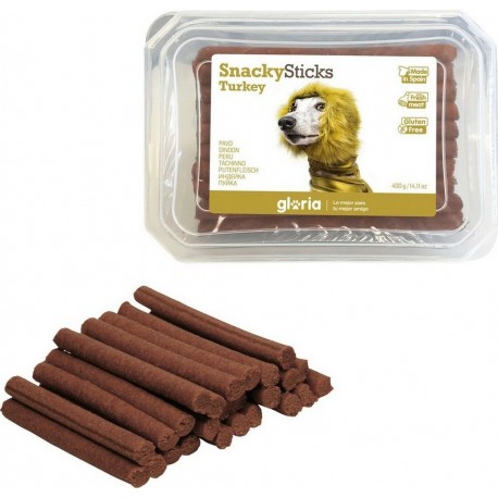 NC Snack Pour Chiens Gloria Snackys Sticks Poulet Dinde Bars (350 G)