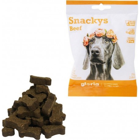 NC Snack Pour Chiens Gloria Display Snackys 30 X 75 G Bœuf