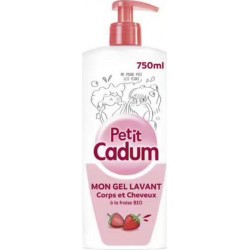 CADUM ENFANT Gel douche corps & cheveux Fraise 750ml