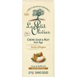 LE PETIT OLIVIER Crème visage Anti-âge à l'huile d'Argan Jour & Nuit 50ml