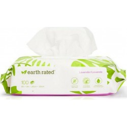 NC Lingettes Imprégnées Earth Rated Lavande 100 Unités