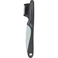 NC Trixie 2361 Brosse Et Peigne Pour Animaux Noir, Gris Chien Couteau À Tailler