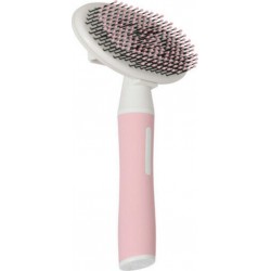 NC Brosse Slicker Doux Rétractable Taille M Pour Chat Zolux