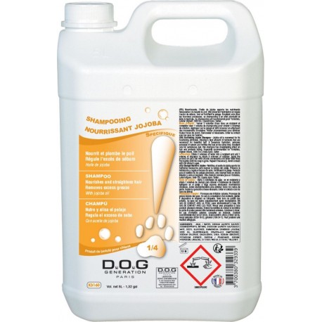 NC Shampoing Nourrissant Jojoba Dog Generation : 5 Litres