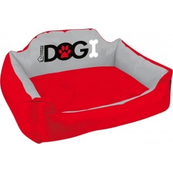 NC Panier Pour Chien Rembourré Dogi Taille Xl Rouge