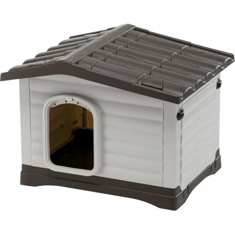 NC Niche Pour Chien Dogvilla 60 58x48x44 Cm Gris Ferplast