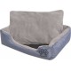 NC Lit Pour Chiens Avec Coussin Rembourré Taille 65 Cm Gris 02_0001567