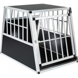 NC Cage Box Caisse De Transport Voyage Pour Chien Mobile Aluminium 66 X 90 X 69,5cm 3708