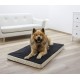 NC Matelas En Mousse Pour Chiens 80 X 50 Cm Beige Et Gris 80326 Kerbl