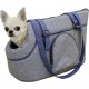 NC Sac De Transport Pour Animaux De Compagnie Marie Gris Et Bleu Kerbl